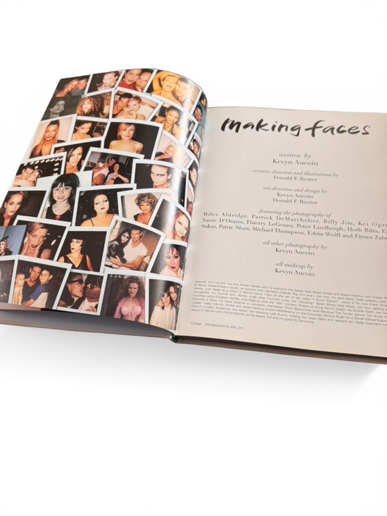 Kevyn Aucoin Making Faces Hard Cover Coffee Table Book First Edition - Picture 12 of 14